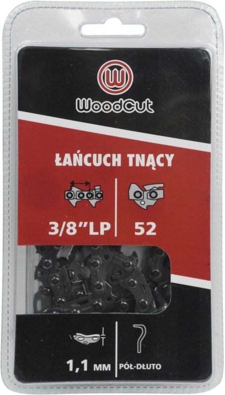 Kæde 3/8" LP 1,1 mm 52 led