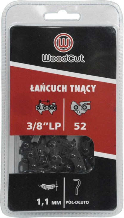 Kæde 3/8" LP 1,1 mm 52 led