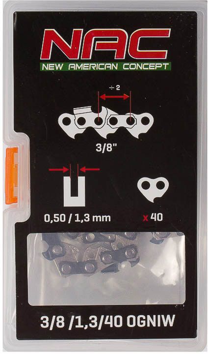 NAC kæde til motorsav 40 led 10"