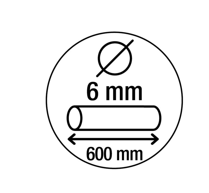 Smith & Locke sikringskæde 6 x 600 mm