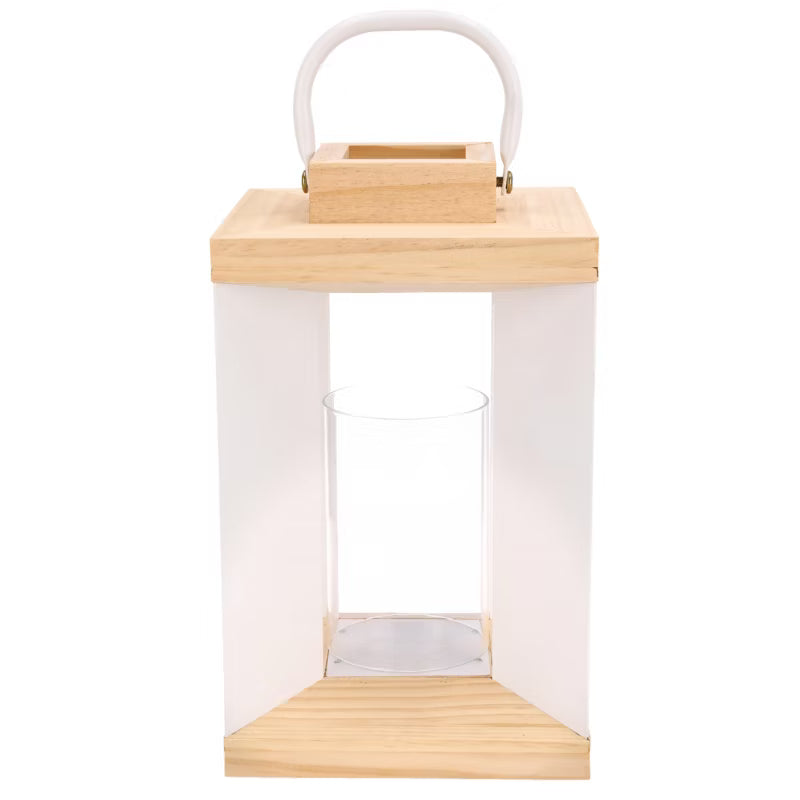 Lanterne Metal 30 cm Hvid