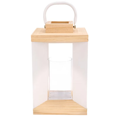 Lanterne Metal 30 cm Hvid