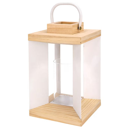 Lanterne Metal 30 cm Hvid