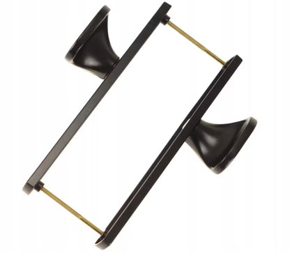 Låsegreb Diana 90 mm Sort Støbt Langskilt