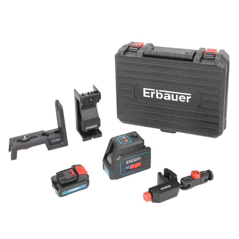 Erbauer 360° krydslaser 20 m