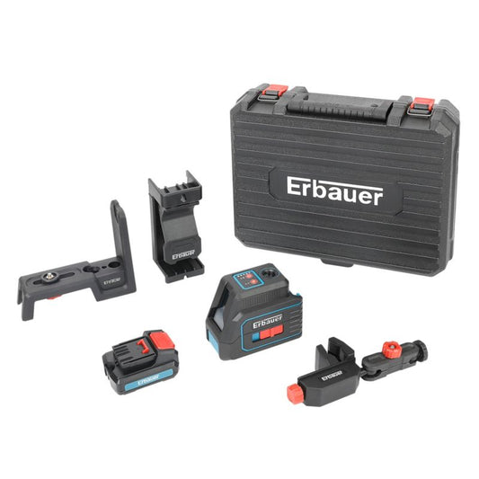 Erbauer 360° krydslaser 20 m