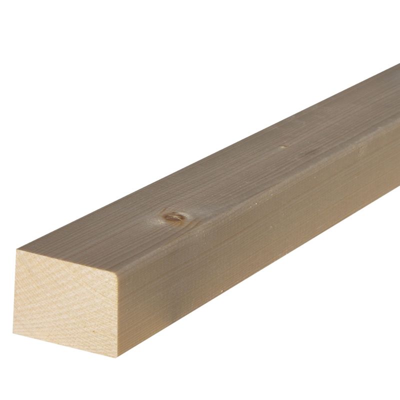 Fyrretræsliste 38 x 38 x 1200 mm