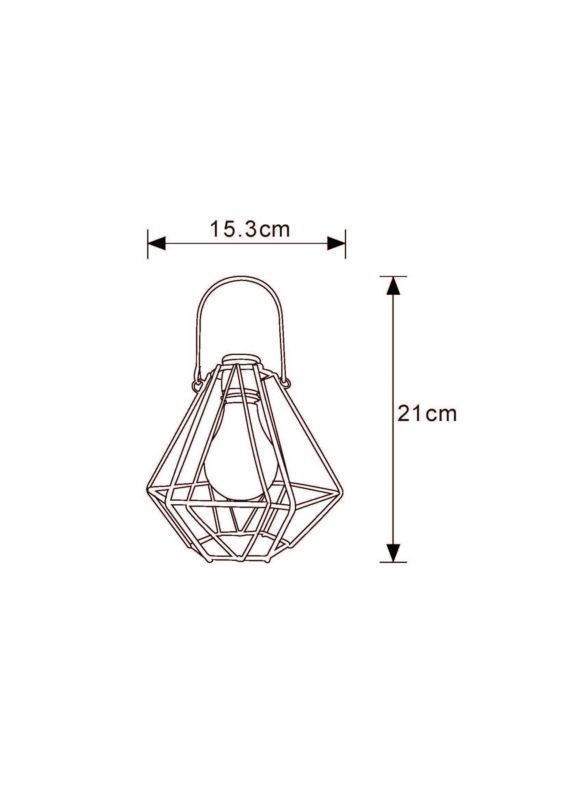 Solarlanterne Mini Sort 3663602430933