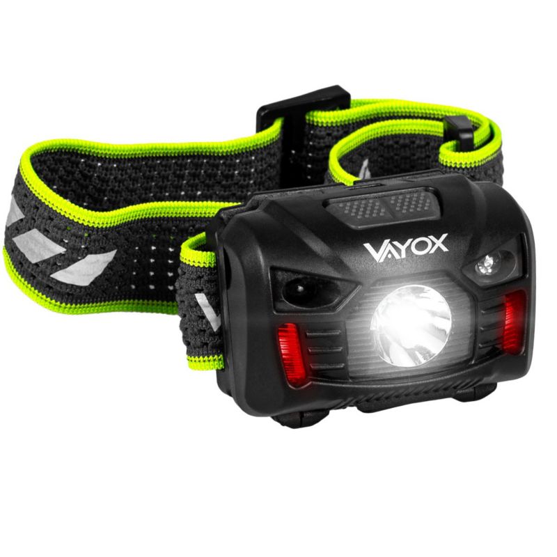 Vayox VA0020 genopladelig pandelampe med bevægelsessensor, 170 lm, 1 stk.