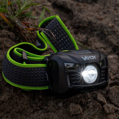 Vayox VA0020 genopladelig pandelampe med bevægelsessensor, 170 lm, 1 stk.