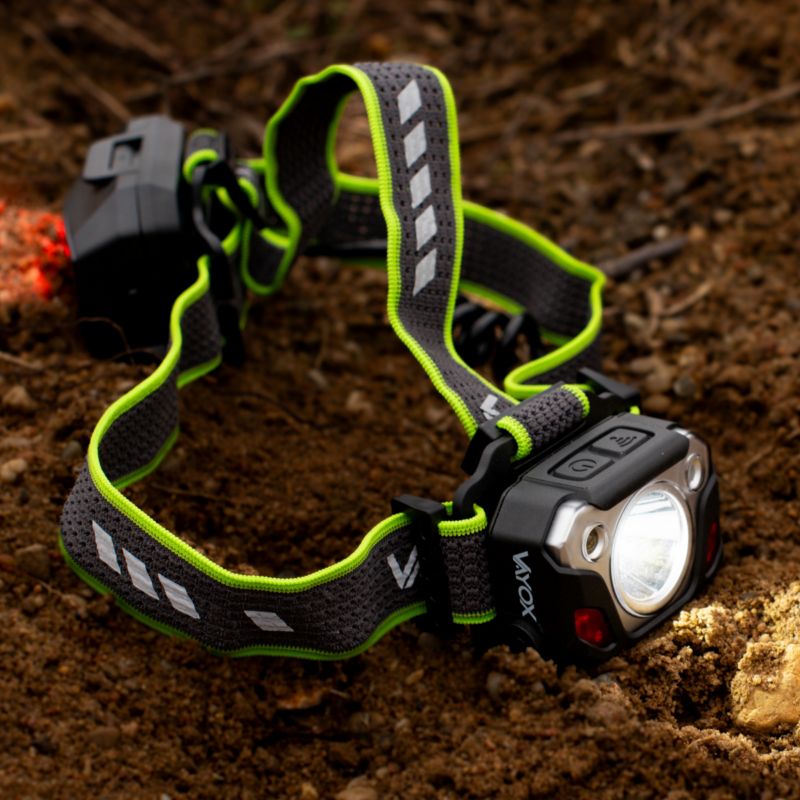 Vayox VA0103 genopladelig pandelampe med bevægelsessensor 1200 lm, 1 stk.