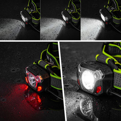 Vayox VA0103 genopladelig pandelampe med bevægelsessensor 1200 lm, 1 stk.