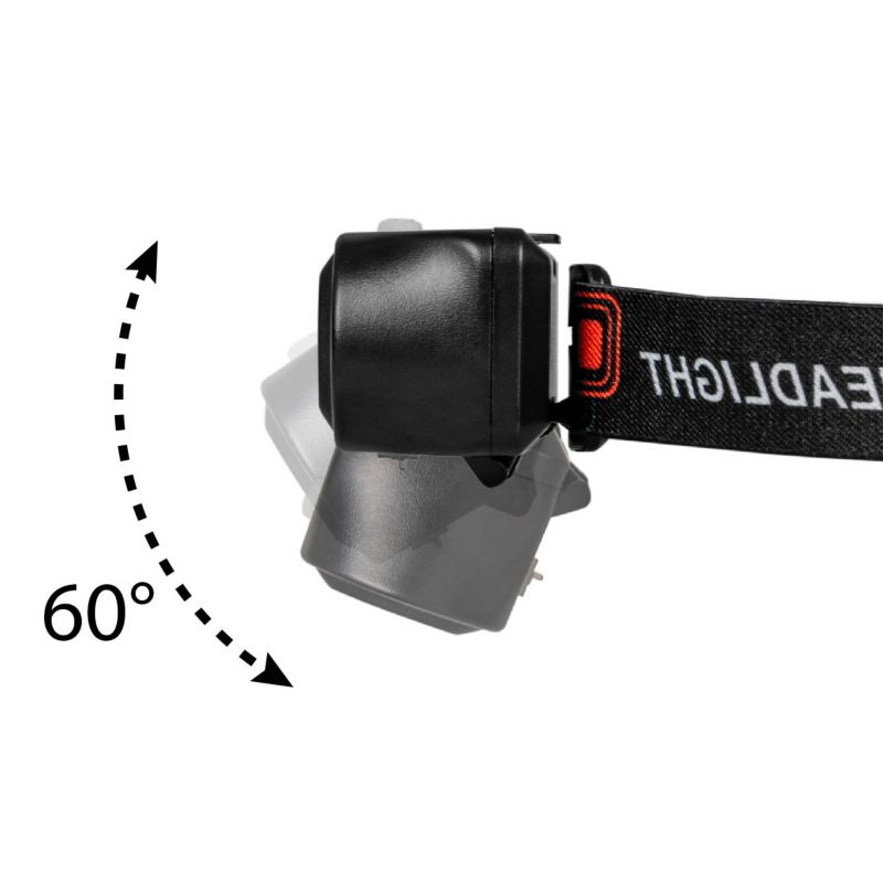 Vayox VA0115 genopladelig pandelampe 380 lm, 1 stk.