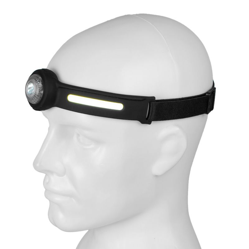 Vayox VA0154 pandelampe med genopladeligt batteri, silikone, 550 lm, 1 stk.