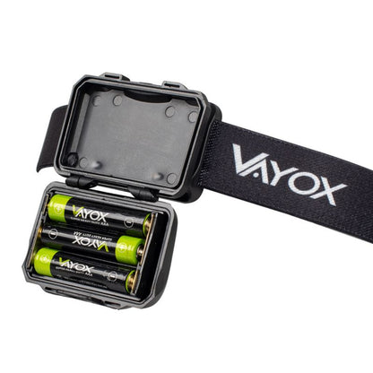 Vayox VA0178 pandelampe med batteri 100 lm, 1 stk.