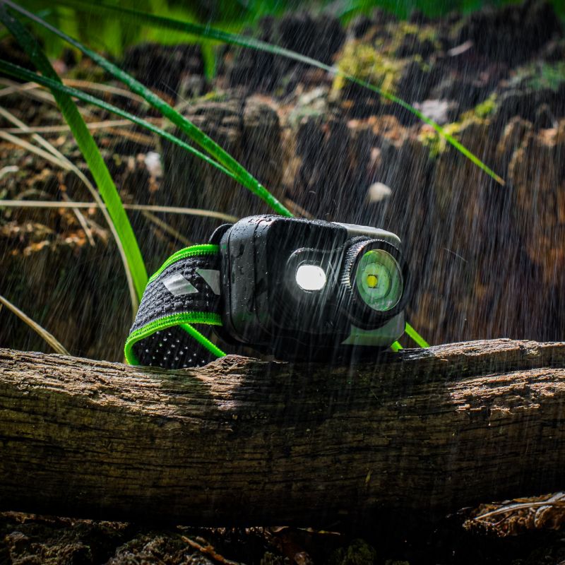 Vayox VA0196 genopladelig pandelampe med zoom, 800 lm, 1 stk.