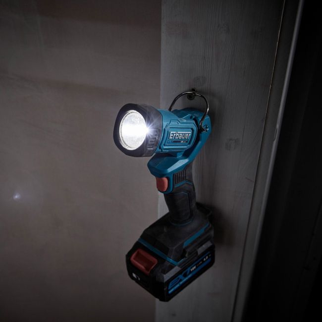 Erbauer 18 V lommelygte uden batteri
