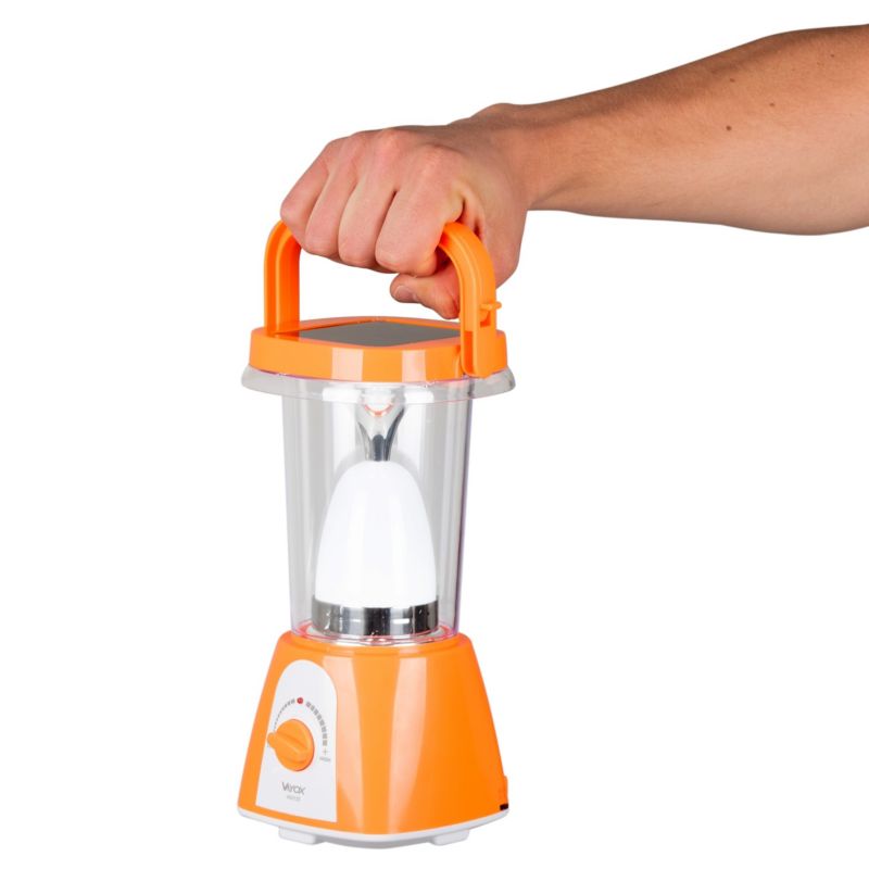 Vayox VA0125 campinglygte med genopladeligt batteri, solcelle og powerbank, 710 lm, 1 stk.