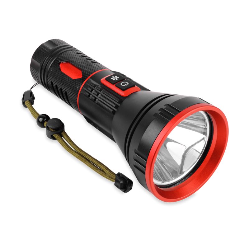 Germina LED-genopladelig lommelygte 2000mAh, 4 lysindstillinger, 650lm, 1 stk.