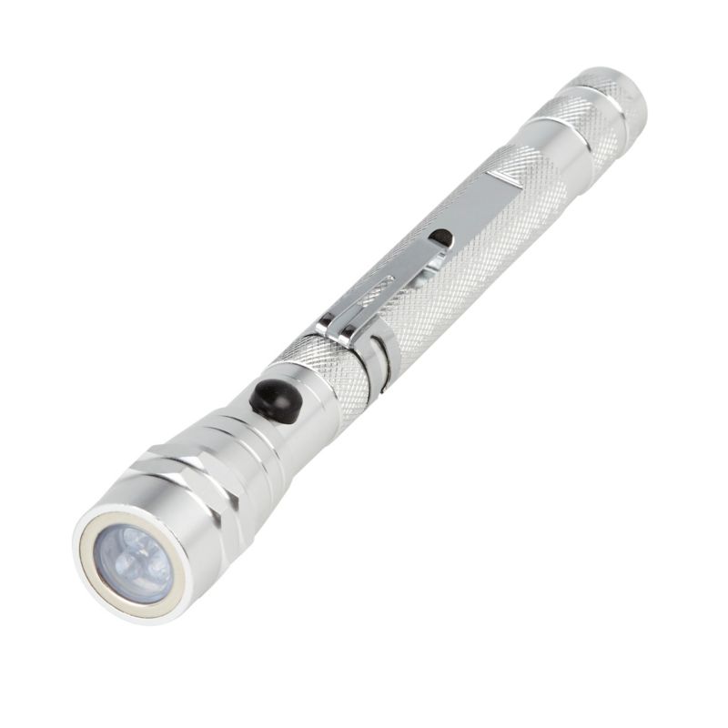 Diall LED-lommelygte i aluminium 10 lm 4 x LR44