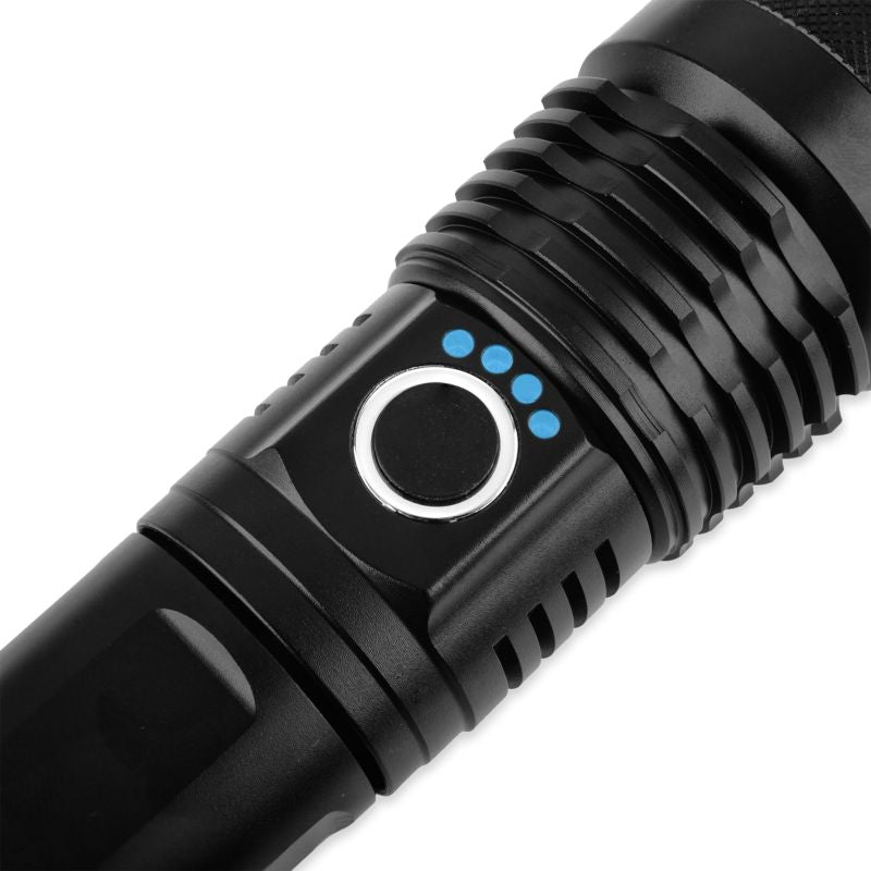 Bærbar LED-lygte Germina med genopladeligt batteri ZOOM 1000 lm 4 lysindstillinger 1 stk.