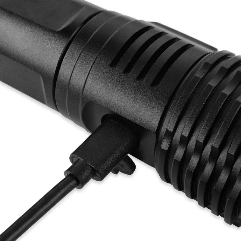 Bærbar LED-lygte Germina med genopladeligt batteri ZOOM 1000 lm 4 lysindstillinger 1 stk.