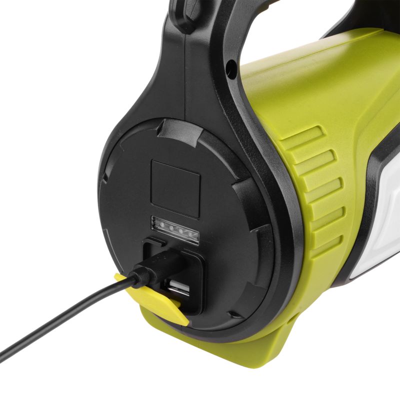 LED campinglygte Germina med genopladeligt batteri og multifunktion