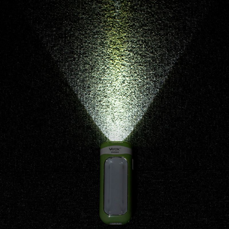 LED-lommelygte Vayox VA0064 med genopladeligt batteri, sidebelysning, 230V, 100 lm, 1 stk.