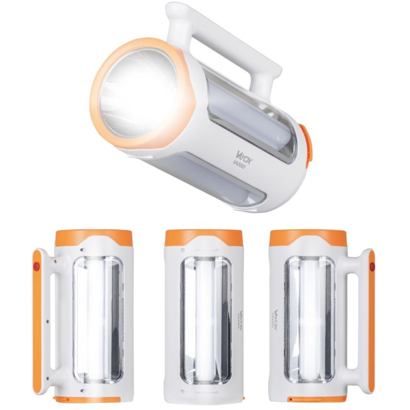Vayox VA0085 genopladelig søgelygte med powerbank-funktion 230V, 1 stk.