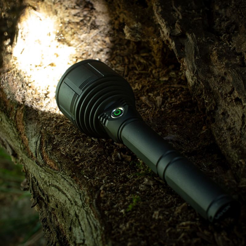 Vayox VA0043 taktisk genopladelig lommelygte, vandtæt IPX6, 3000 lm, 1 stk.