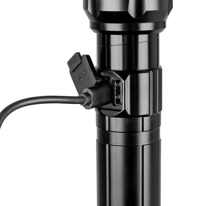 Vayox VA0108 taktisk genopladelig lommelygte med ZOOM, vandtæt IPX5, 1060 lm, 1 stk.