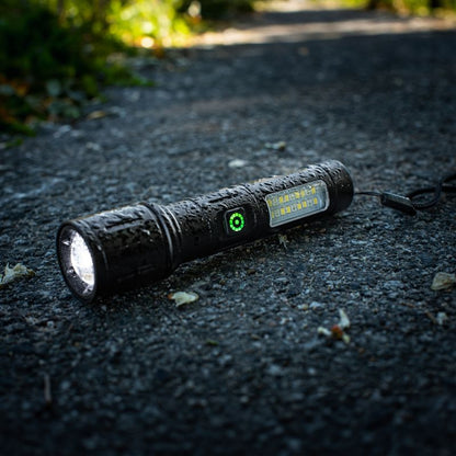 Vayox VA0181 taktisk genopladelig lommelygte med sidelyst og ZOOM, 260 lm, 1 stk.