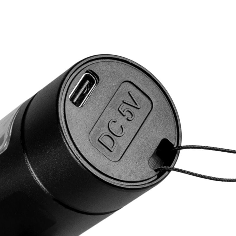 Vayox VA0181 taktisk genopladelig lommelygte med sidelyst og ZOOM, 260 lm, 1 stk.