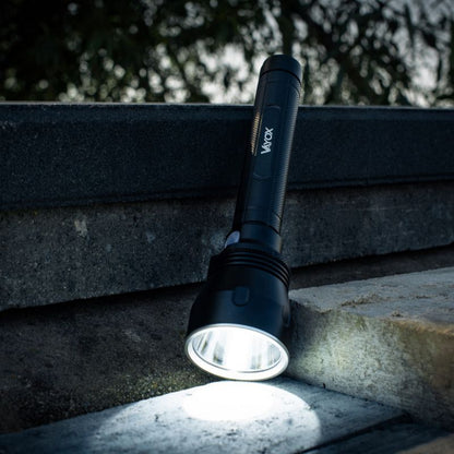 Vayox VA0253 taktisk genopladelig lommelygte med IPX5 vandtæthed, 1570 lumen, 1 stk.