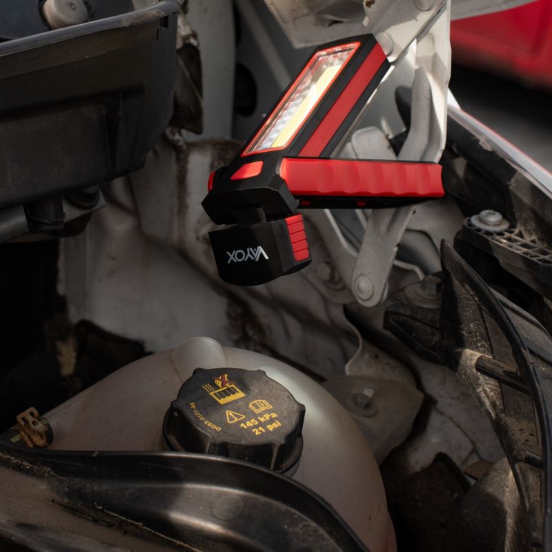 Vayox VA0101 værkstedslygte på batteri med magnet 120 lm, 1 stk.
