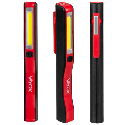 Vayox VA0102 værkstedslygte på batteri med magnet 120 lm, 1 stk.