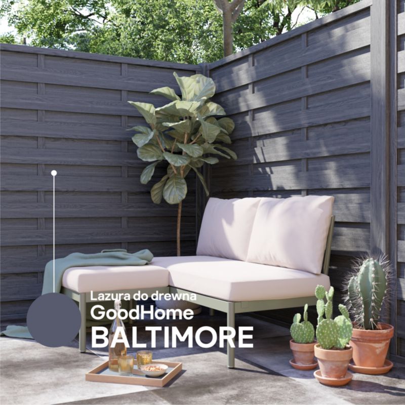 GoodHome 12 års træbeskyttende lazur Baltimore 5 l
