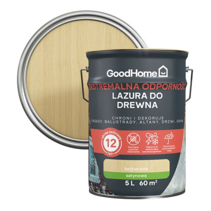 GoodHome 12 års klar træbeskyttelse 5 l