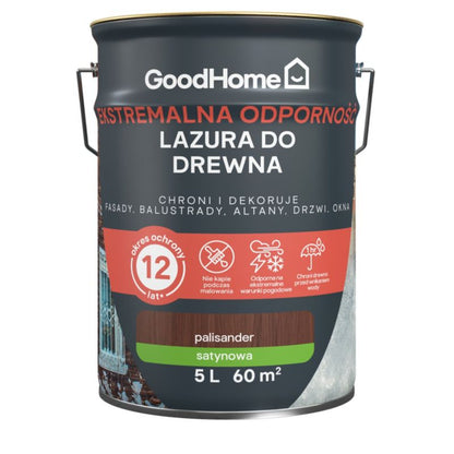 GoodHome 12 års træbeskyttelse palisander 5 l