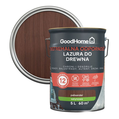 GoodHome 12 års træbeskyttelse palisander 5 l