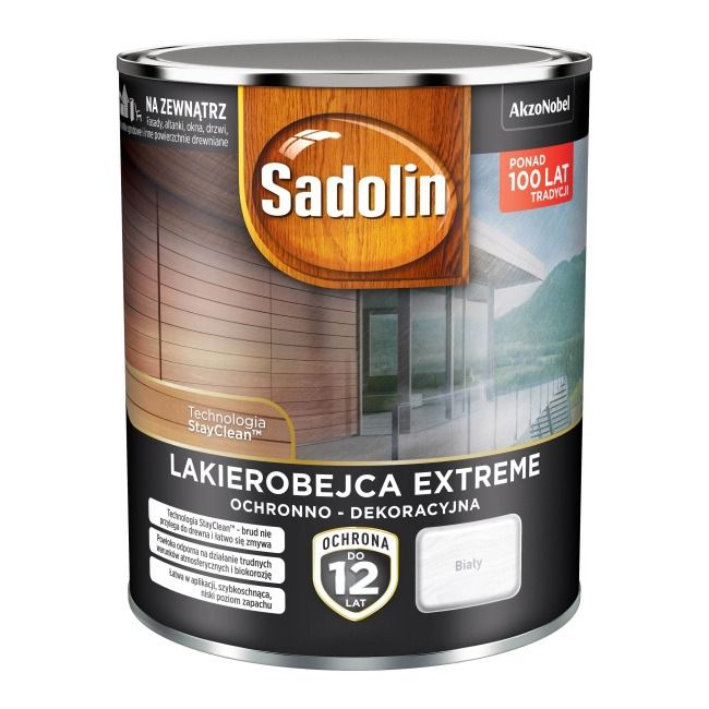 Sadolin Extreme træbeskyttelse hvid 0,7 l