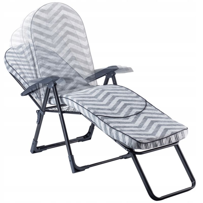 KADAX justerbar have-liggestol til strand, 150 kg