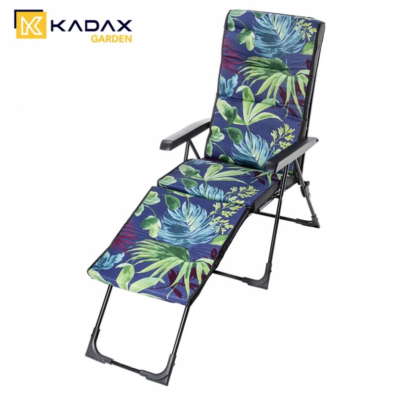 KADAX liggestol 2-i-1 foldbar komfortabel have- og strandstol