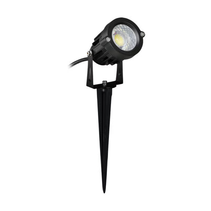 LED Bedlampe med Spyd 5W Sort IP65