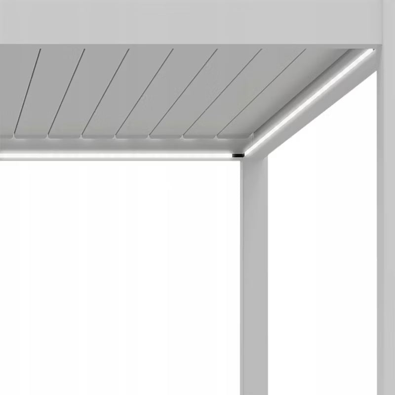 LED Belysning til Pergola 2,65 m Hvid