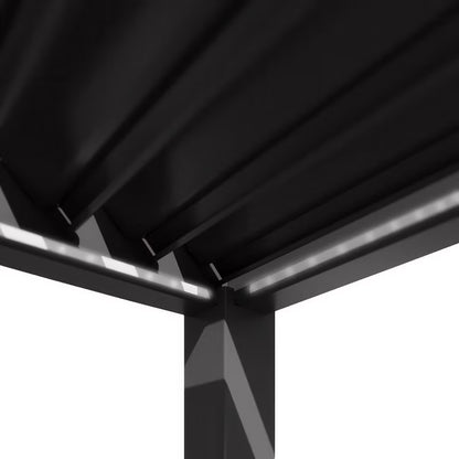 LED Belysning til Pergola 2,65x2 m Antracit