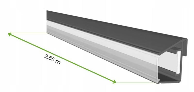 LED Belysning til Pergola 2,65x2 m Antracit
