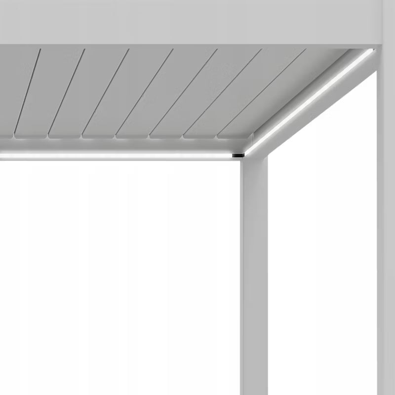 LED Belysning til Pergola 3,6 m Hvid