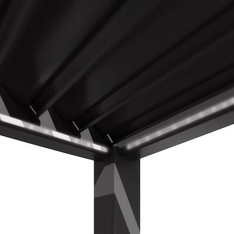 LED Belysning til Pergola 3 m Antracit