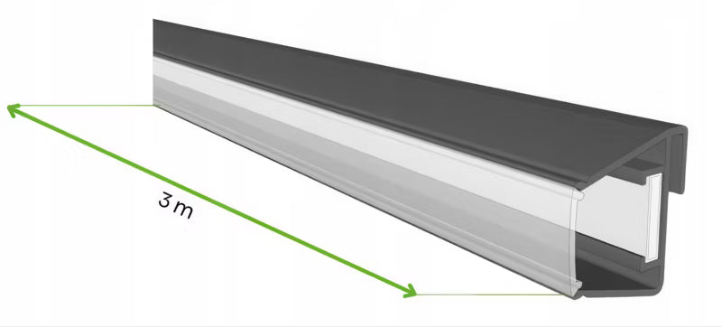 LED Belysning til Pergola 3 m Antracit